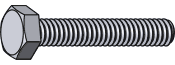 Full thread hex bolt